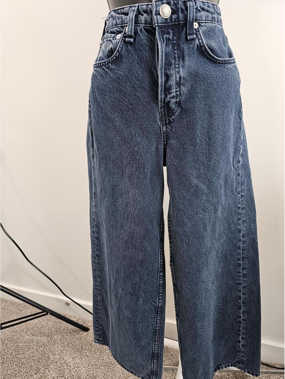 rag & bone Maya High Rise Ankle Wide Leg